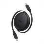 Baseus Free2Pull Mini USB-C naar USB-C USB-kabel, 60 W, 1 m, (zwart)