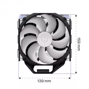 Endorfa Fortis 5 ARGB zwart CPU-koeler