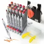 Arrtx dubbelzijdige markers LC302536 24 kleuren — roodtinten set