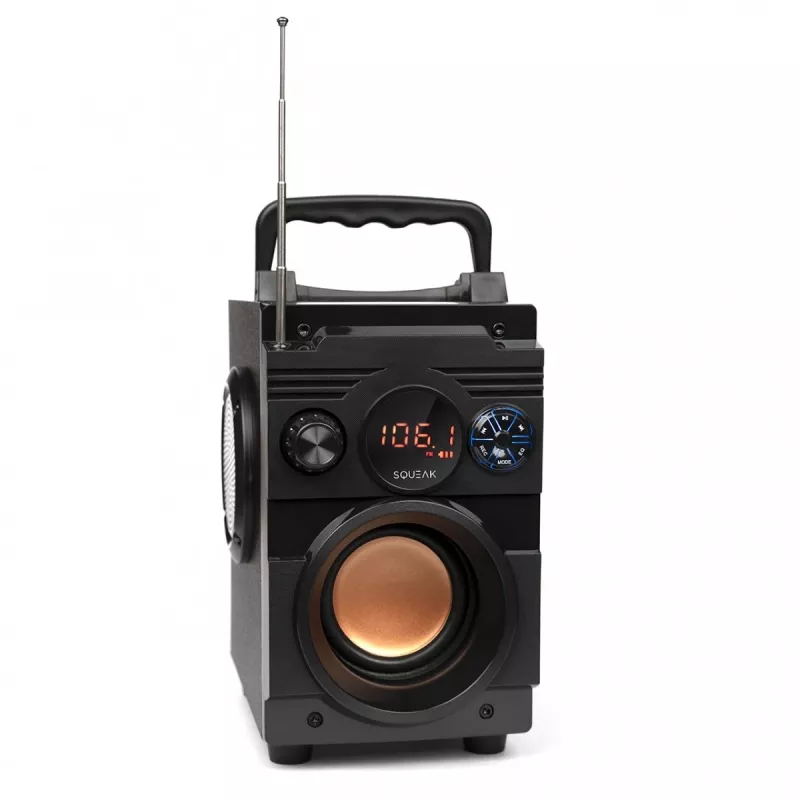 Squeak Bassblaster Bluetooth 5.1 luidspreker, FM-radio, MP3-speler SQ1001