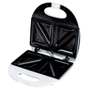 Toaster Ravanson OP-7010B — 2-boterhammen toaster, 750 W, instelbare bruiningsstanden, antiaanbakplaten, wit