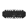 SilverStone SST-MS13 M.2 SSD-behuizing, USB 3.2 Gen 2, RGB-led-statusdisplay, zwart