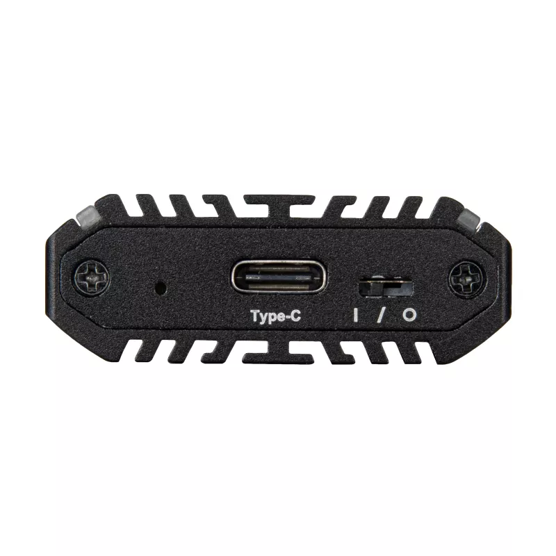 SilverStone SST-MS13 M.2 SSD-behuizing, USB 3.2 Gen 2, RGB-led-statusdisplay, zwart
