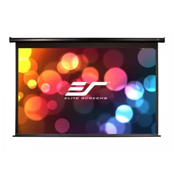 SALE OUT. Elite Screens Electric125H Spectrum projectiescherm 125'' 16:9 / diagonaal 312,5 cm, B 276,5 cm x H 155,7 cm / zwarte behuizing / elektromotorisch scherm / wand- en plafondmontage / 1