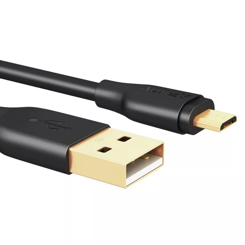 CB-MD1 Zwart Quick Cable Quick Charge Micro USB-USB | 1m | 5A | 480 Mbps