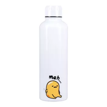 Metalen drinkfles Paladone Gudetama — geïsoleerde roestvrijstalen fles met karakterdesign