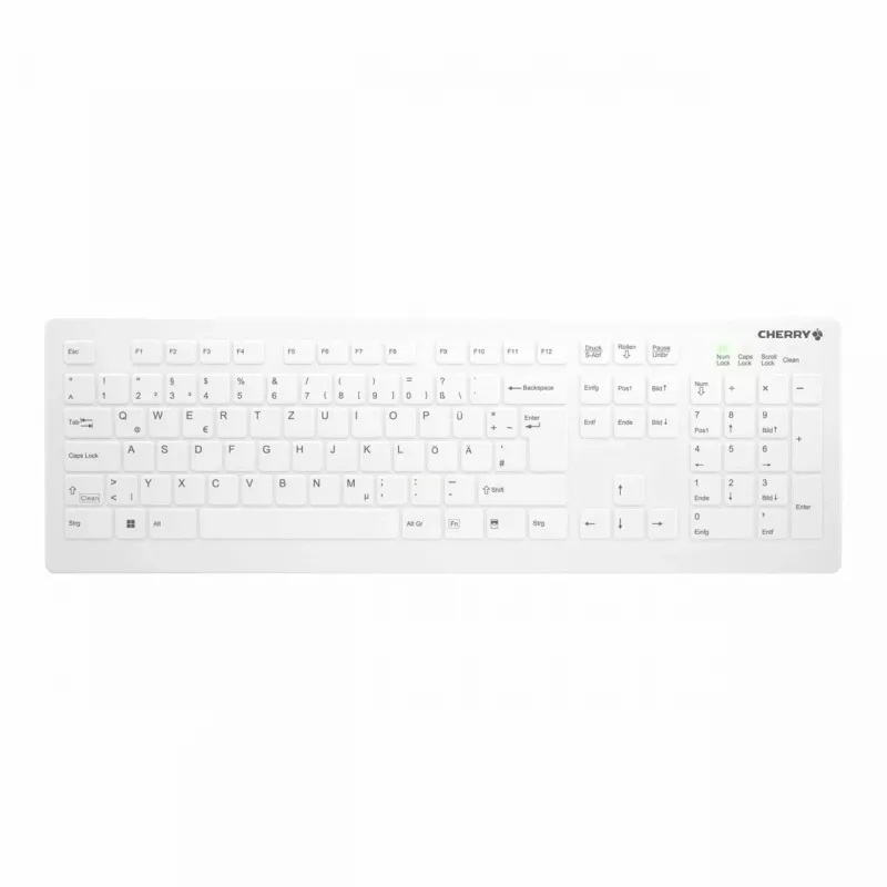Contour Design Active Key Contour QuickClean Medical Keyboard IP68 full-size draadloos wit DE C8112