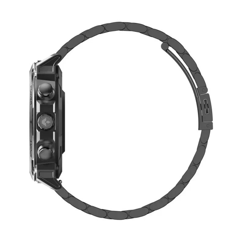Smartwatch Garett Atom zwart Steel