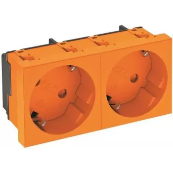 BETTERMANN STD-D3S ROR2 stopcontact 33°, 2-voudig randaarde stopcontact (6120105)