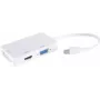 shiverpeaks ®-BASIC-S--adapter-Mini DisplayPort-stekker naar HDMI/DVI/VGA-bus, wit (BS10-01015)