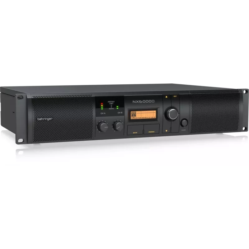 Behringer NX6000D audioversterker 2.0 kanalen home zwart