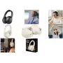 LogiLink BT0071C over-ear hoofdtelefoon Bluetooth crème (BT0071C)