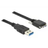 USB-kabel DeLOCK 83599 USB 3.2 Gen 1 3 m USB A Micro-USB B zwart