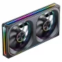 120mmx2 ARGB PWM behuizingsventilator, Jonsbo ZA-240 Infinity Mirror 240mm zwart