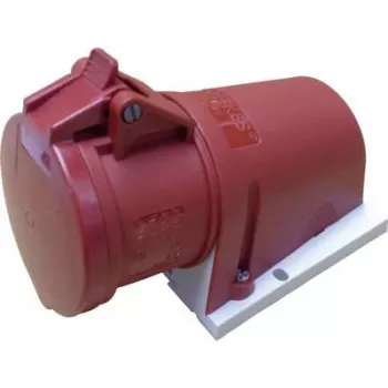 Mennekes CEE wandcontactdoos rood 32 A/400 VAC