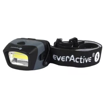 Hoofdlamp everActive HL-150, hoofdlamp, 150 lm, 3 W, IPX4, 3×AAA, zwart