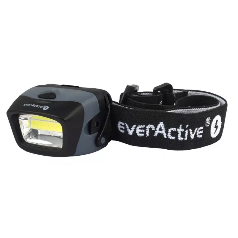 Hoofdlamp everActive HL-150, hoofdlamp, 150 lm, 3 W, IPX4, 3×AAA, zwart