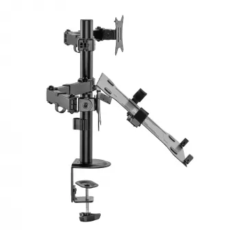 SBOX LCD-LM01-2 monitor-wandhouder voor 13–27 inch schermen, max. belasting 12 kg, VESA 100x100