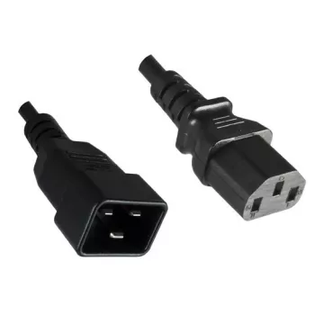 Microconnect PE030610 stroomkabel zwart 1 m C13-koppeling C20-koppeling