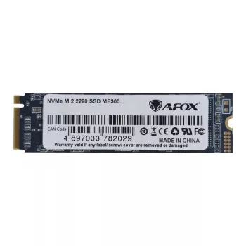 Interne M.2 NVMe SSD AFOX ME300 128GB (PCIe x4, 3D NAND, tot 1,6 GB/s lezen, 600 MB/s schrijven)