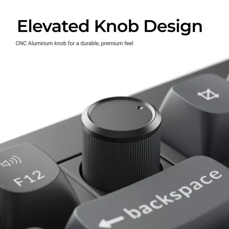 Mechanisch toetsenbord Keychron V3 Ultra 8K – QWERTY, Bluetooth & kabel, RGB, zwart