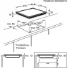 Electrolux EHF46547XK zwart inbouw keramische kookplaat, 4 zones, touchbediening