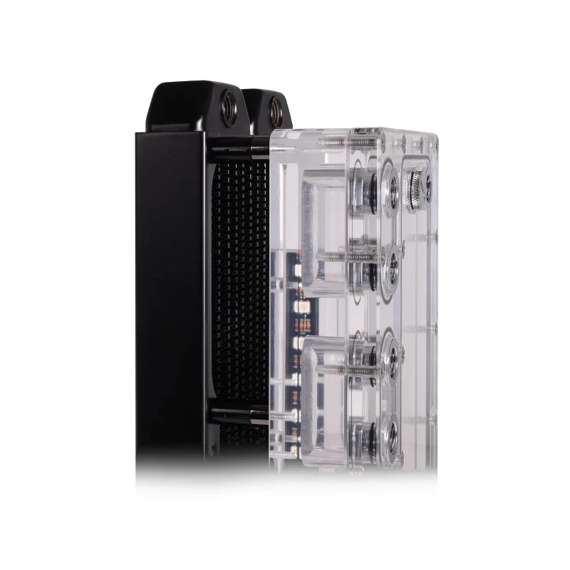 Montageset Alphacool 15725 zwart roestvrij staal 25 mm 10 g