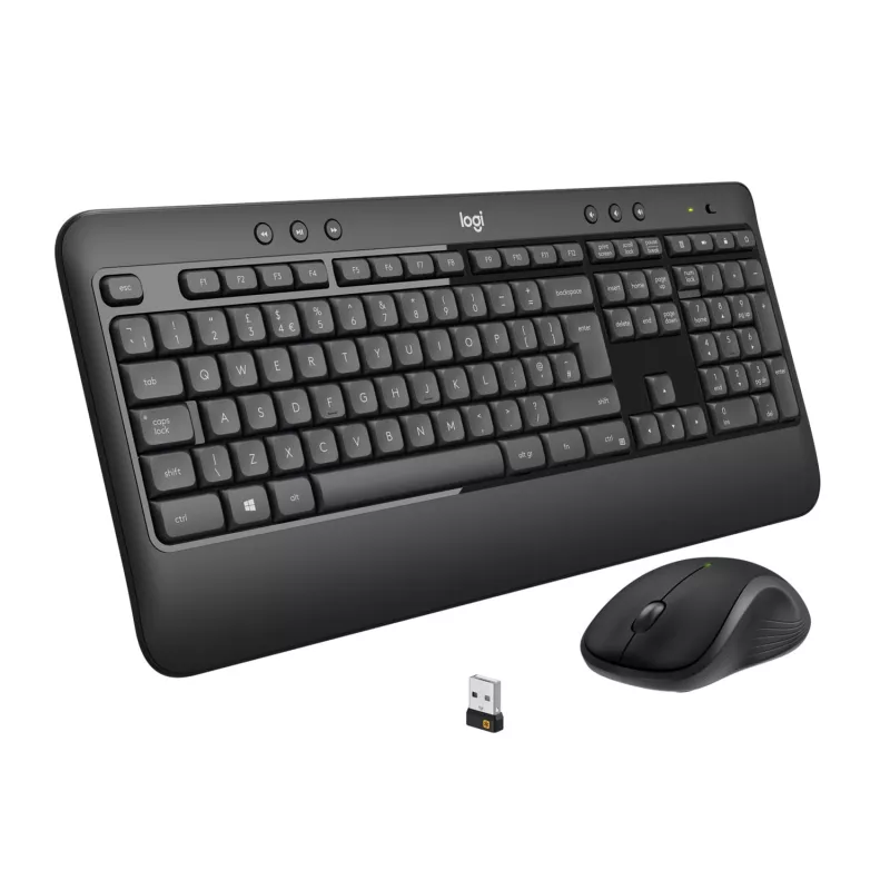 Logitech MK540 Advanced - toetsenbord-muisset - draadloos - 2,4 GHz - Spaans QWERTY