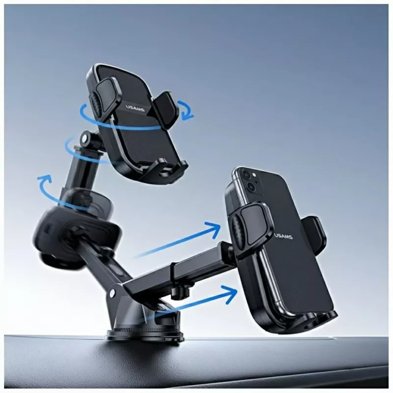 Telefoonhouder raam cockpit ZJ086 zwart