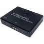 VALUE 14.99.3587 Bidirectionele 4K DisplayPort-switch, 2-weg, 3840 x 2160 bij 60 Hz, zwart