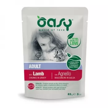 Oasy Chunks in saus Adult LAM 85 g