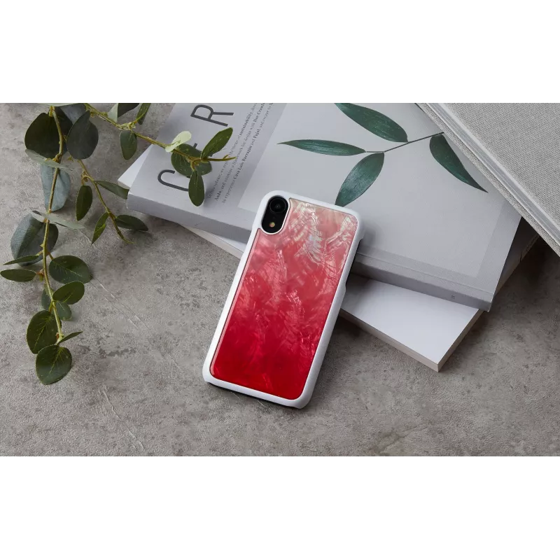Smartphonehoesje iKins voor iPhone XR – pink lake en wit