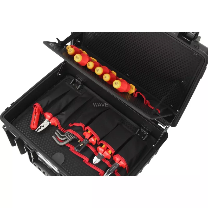 Knipex Robust23 Start Electrician elektricien gereedschapsset, 24 stuks in koffer, 00 21 34 HL S2