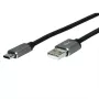 USB-kabel ROLINE 11029029 USB 2.0 3m USB A USB C zwart zilver