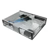 SilverStone MILO ML03 - desktop - micro-ATX - zonder voeding (ATX / PS/2) - zwart - USB/audio (SST-ML03B-R)