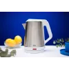 Jata JEHA1723 waterkoker, 2 l, 1500 W, roestvrij staal, wit