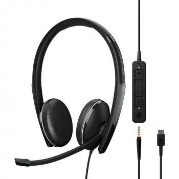 EPOS ADAPT 165T USB-C II headset zwart