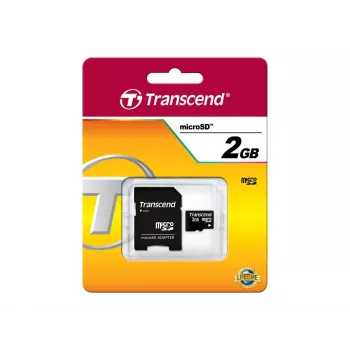 Transcend 2GB MicroSD TS2GUSD flashkaart
