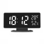 Digitale LED-wekker GreenBlue GB395 met temperatuurweergave