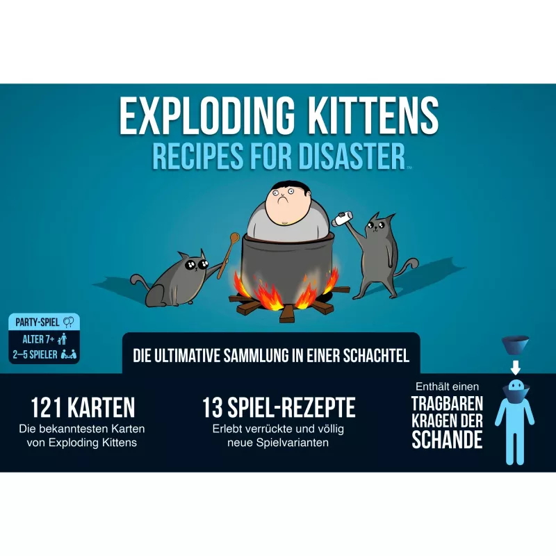 Exploding Kittens - Recipes for Disaster, kaartspel