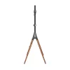 LogiLink BP0078 tv-vloerstandaard, 49-70 inch, 4 poten van walnotenhout, 40 kg, zwart