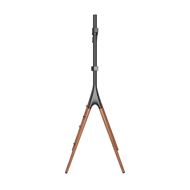 LogiLink BP0078 tv-vloerstandaard, 49-70 inch, 4 poten van walnotenhout, 40 kg, zwart