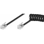 Telefoonkabel Microconnect MPK10200 RJ-10 RJ-10 2 m zwart