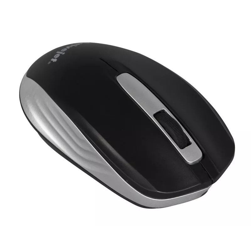 Draadloze muis ActiveJet AMY-313, RF-nano-ontvanger, optisch 1200 DPI, dubbelhandig, 3 knoppen, AA-batterij
