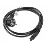Lanberg CA-C5CA-11CC-0018-BK stroomkabel zwart 1,8 m CEE7/7 C5-koppeling (CA-C5CA-11CC-0018-BK)