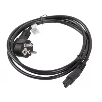Lanberg CA-C5CA-11CC-0018-BK stroomkabel zwart 1,8 m CEE7/7 C5-koppeling (CA-C5CA-11CC-0018-BK)