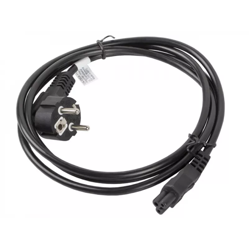Lanberg CA-C5CA-11CC-0018-BK stroomkabel zwart 1,8 m CEE7/7 C5-koppeling (CA-C5CA-11CC-0018-BK)