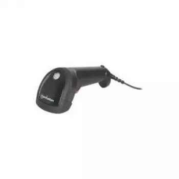 Manhattan lineaire CCD hand-barcodescanner, USB, 500 mm scantiefde, IP54-classificatie, kabellengte 1,5 m, max. omgevingslicht 100.000 lux (zonlicht), zwart, drie jaar garantie