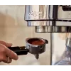 Druk-koffiemachine Lapressa roestvrij staal