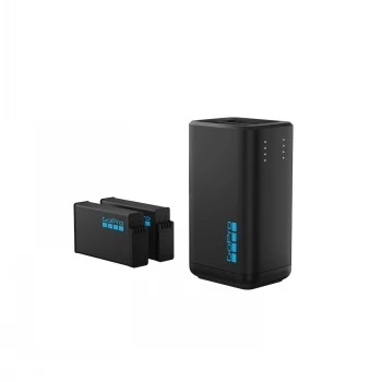 Camera-accuoplader GoPro MAX2 Dual Battery Charger met 2 accu's